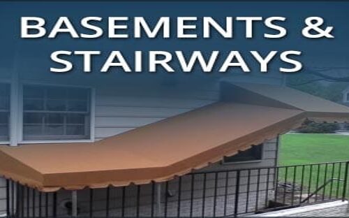 retractable fabric awning